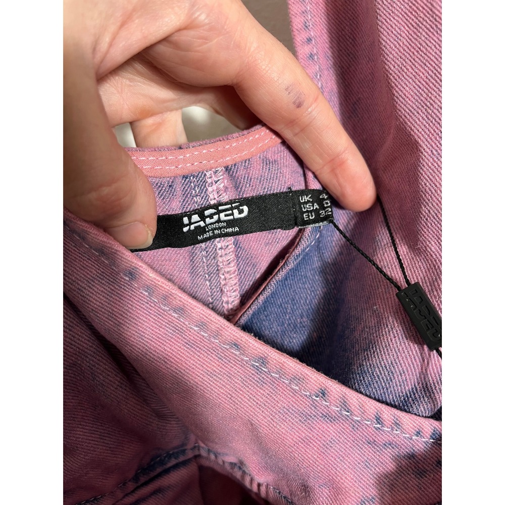 JADED LONDON Malibu Plunge Denim Mini Dress - Picture 10 of 13